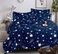 Lenjerie de pat dublu bumbac finet 6 piese — Cer senin cu stele