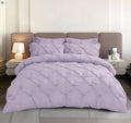 Lenjerie pat 6 piese Lila — Bumbac finet premium cu pliuri